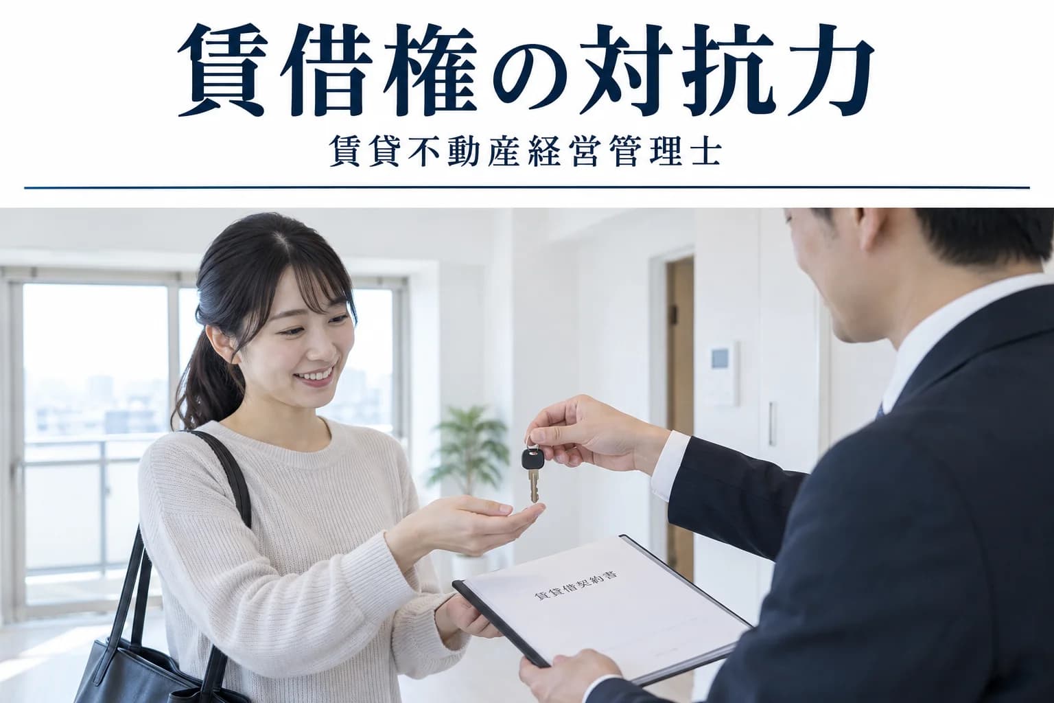 賃借権の対抗力の解説記事カバー(写真調イメージ)