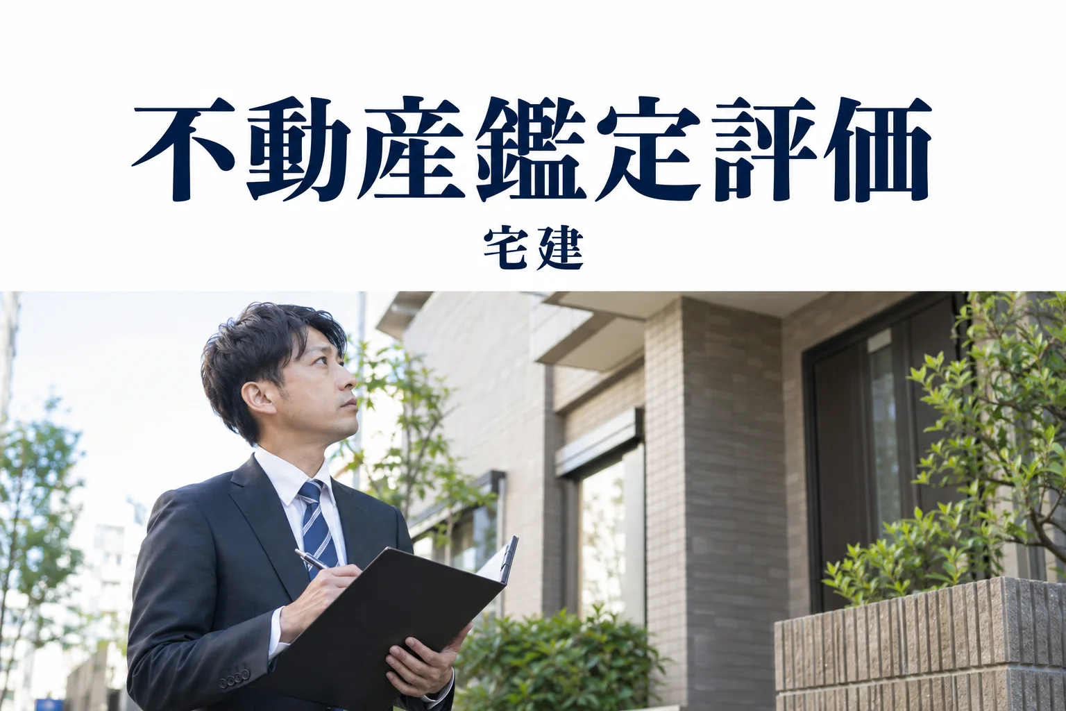 不動産鑑定評価の解説記事カバー(写真調イメージ)