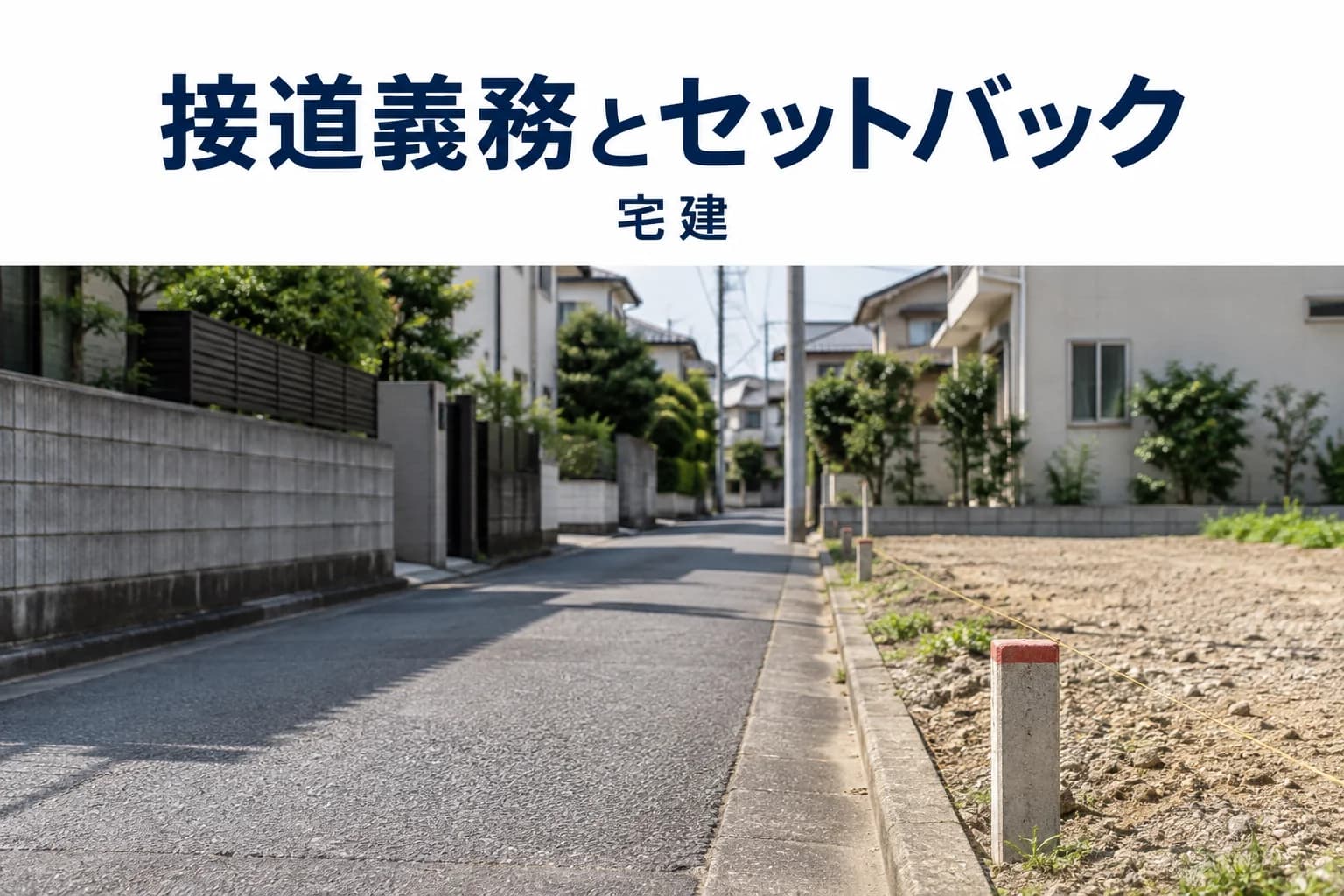 道路・接道義務の解説記事カバー(写真調イメージ)