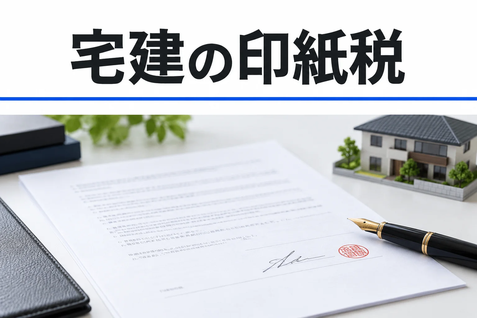 印紙税を学ぶ記事のカバー(写真調イメージ)