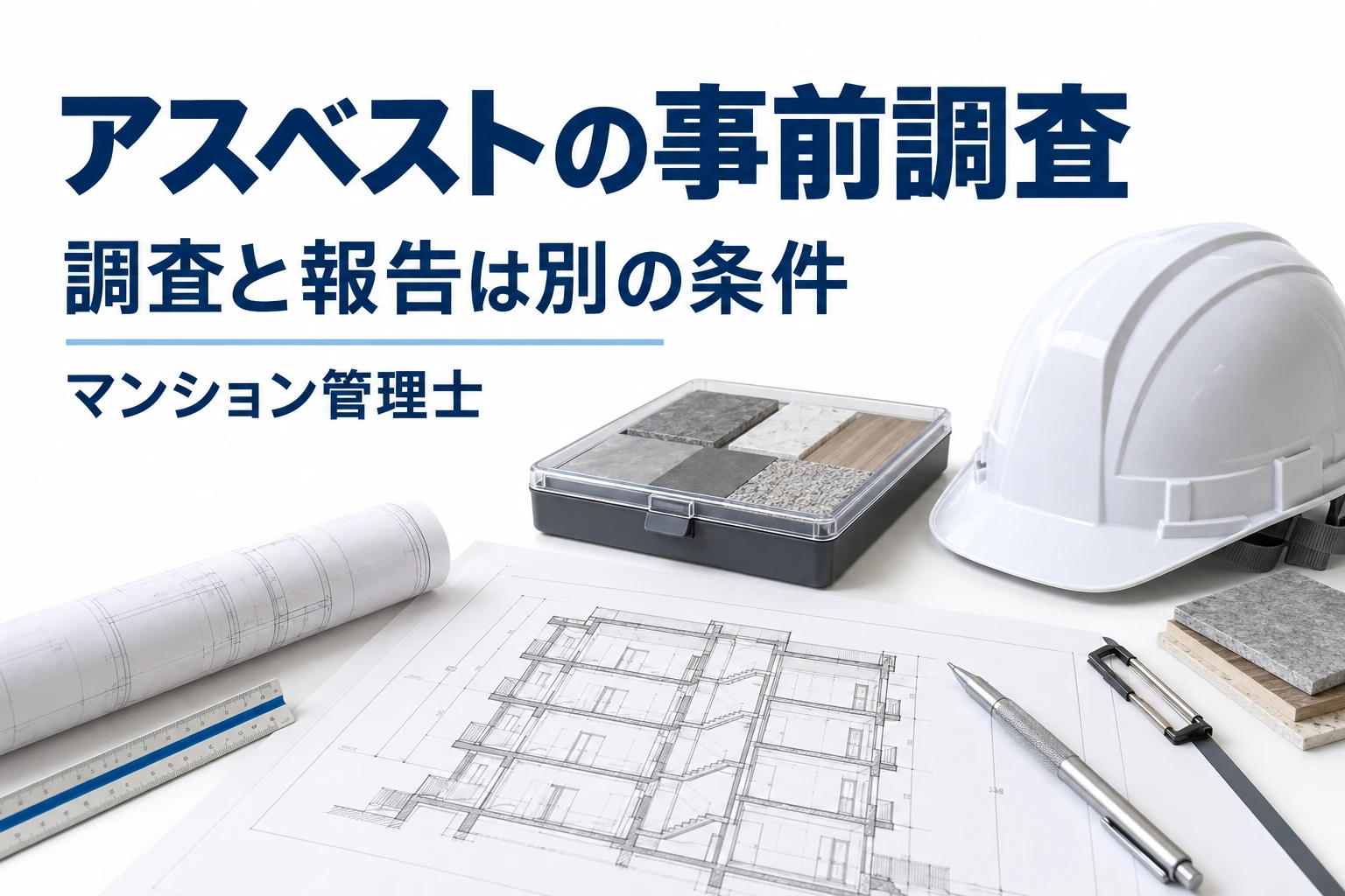 石綿の事前調査と報告の記事カバー